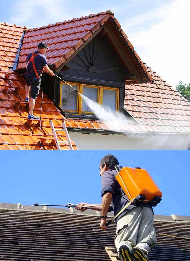 Nettoyage démoussage toiture - LOURORENOV en Belgique : anti-mousse couverture.. Revêtement peinture hydrofuge toit : région Flamande, Wallonne et Bruxelles …