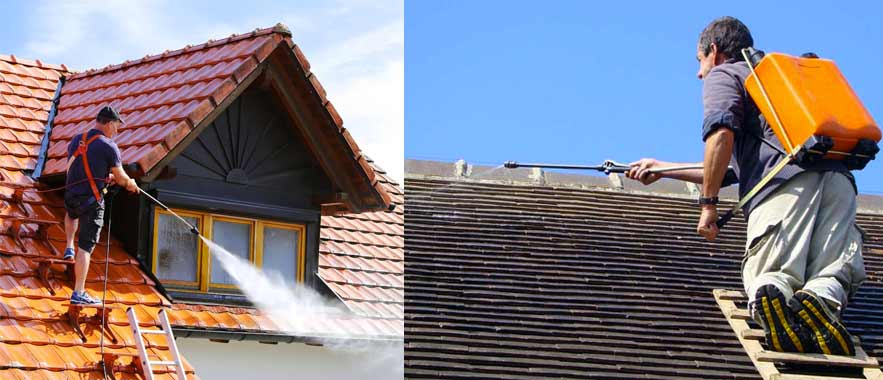 Nettoyage démoussage toiture - LOURORENOV en Belgique : anti-mousse couverture.. Revêtement peinture hydrofuge toit : région Flamande, Wallonne et Bruxelles …